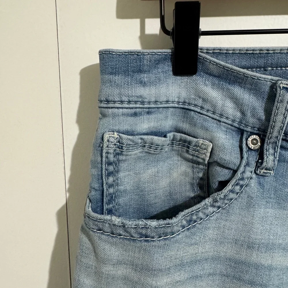BKE Jake Straight Jeans Mens 34x30 Light Wash Coolmax Stretch ABS16387